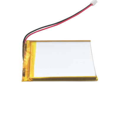 3.7V 1000mAh Lithium Polymer Battery with 500 Cycle Life and Compact Size 7*30*50.5mm