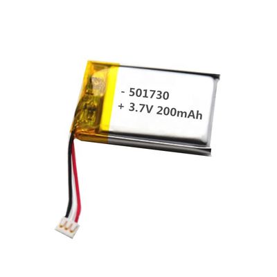 3.7V 200mAh 501730 Lithium Polymer Battery for Electronic Toys and Digital Devices