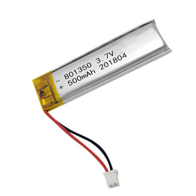 801350 Rechargeable 3.7V 500mAh Lithium Polymer Lipo Battery for Medical Device