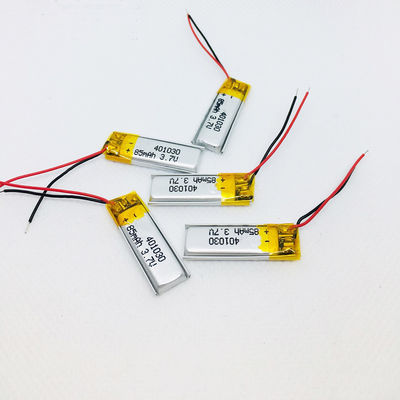 3.7V 90mAh 401030 Li Polymer Battery for Smart Devices with 500 Cycle Life