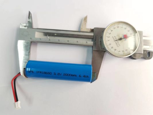 3.2V 2000mAh LFP 18650 Lithium Iron Phosphate Battery with 2000 Cycle Life and Certified Safety