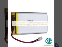 High Quality 623360 3.7v 1500mah Lithium Polymer Battery High Discharge Rate Battery 30C Max60C Rechargeable