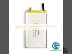High Capacity 3.7V Rechargeable 3C 5C Li Polymer Battery 3000mAh 3.7V Lipo Battery 605085