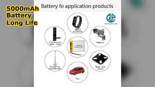 5000mAh 3.7V Li Polymer Battery Long Life