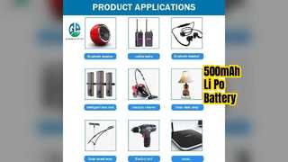 3.7V 500mAh Li Polymer Battery KC CE