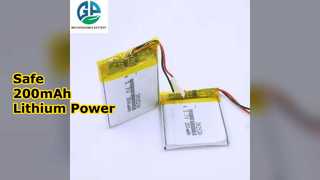 200mAh Lithium Battery: Power Your Devices Safely