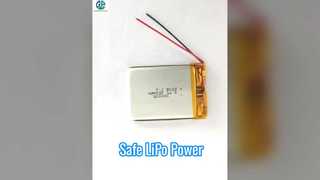 3.7V 250mAh LiPo Battery UL CB KC Approved